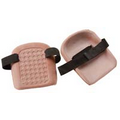 Economy flat face knee pad, 1" elastic strap (Imprint on strap)